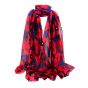 Poppy Print Maxi Scarves