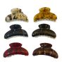 Marbled Effect Acrylic Hair Clamp Pack Of 6 (£1.00 Each)