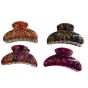 Iridescent  Effect Acrylic Hair Clamp Pack Of 6 (£1.00 Each)