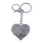 Diamante Heart Bag Charm (£1.50 Each)