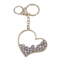 Diamante Heart Bag Charm (£1.50 Each)