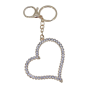 Diamante Heart Bag Charm (£1.50 Each)