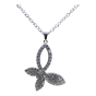 Diamante Butterfly Pendant (£1.20 Each)