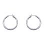 Silver Twist Hoop Earrings (£10.50 per pair)