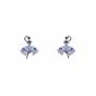 Silver Clear CZ Ballerina Stud Earrings (£5.50 per pair)