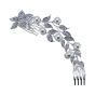 Diamante & Pearl Flower Comb Headdress (£4.50 Each)