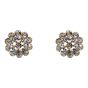 Diamante Flower Clip-on Earrings (£1.20 per pair)