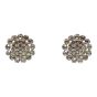 Diamante Flower Clip-on Earrings (£1.20 per pair)