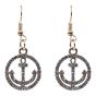 Venetti Diamante Anchor Drop Earrings (£0.50p per pair)