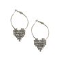 Venetti Diamante Heart Hoop Earrings (£1.20 Each)