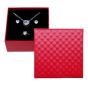 Textured Red card universal box with a Black flock coated foam inner.
Outer edge of box measures approx. 7.5cm x 7.5cm x 3.5cm.
Usable space measures approx. 7cm x 7cm x 3.2cm.
Pack of 24.
***Jewellery not included***