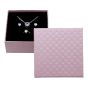 Textured metallic sheen, Pink card universal box with a Black flock coated foam inner.
Outer edge of box measures approx. 7.5cm x 7.5cm x 3.5cm
Usable space measures approx. 7cm x 7cm x 3.2cm.
Pack of 24.
***Jewellery not included***