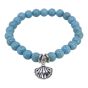 Turquoise Shell Charm Bracelet (£0.50p Each)