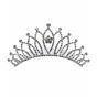 Diamante Comb Tiara (£2.20 Each)