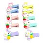 kids Assorted Resin Cats On Twisted hair Elastics-(£0.35 Per Pair