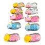 Girls Resin Weather Motif On Sequin Filled Concord Clip-(£0.35 Per Pair )