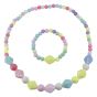 Girls Bead Necklace and Bracelet Set (40p per set)