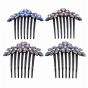 Diamante Flower Hair Comb (£1.50 Each)