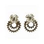 Diamante Flower Earrings (80p per Pair)