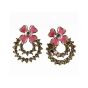 Diamante Flower Earrings (80p per Pair)