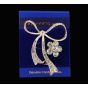 Venetti Diamante Bow & Flower Brooch (£1.20 Each)