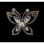 Assorted Diamante & Pearl Butterfly Brooch (£1.20 Each)