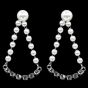 Venetti Diamante & Pearl Pierced Drop Earrings (£1.40 Each)