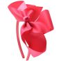 Large Pink Bow Alice Bands (Approx 52p Each)