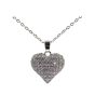 High quality, heart design pendant with genuine Clear crystal stones.
Rhodium colour plated, coated on top of Copper base metal.
