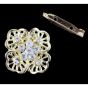 Venetti Diamante Flower Scarf Clips (65p Each)