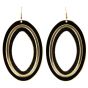 Assorted Enamelled Pierced Drop Earrings (40p per pair)