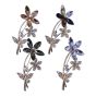 Diamante And Cut Glass Flower Brooch (£1.40 Each )