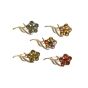 Flower Crystal Brooch (£1.40 Each)