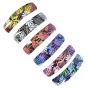 Floral Print French Clips (30p Each)
