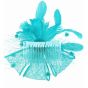 Sinamay & Feather Flower Fascinator (£3.80 Each)