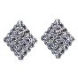 Venetti Diamante Pierced Stud Earrings (65p Each)