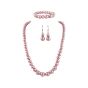 Venetti Glass Pearl and Diamante Necklace, Bracelet and Pierced Drop Earring Set (£1.50 Each)