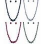 Venetti Glass Pearl Necklace & Stud Earrings Set (£1.25 Each)