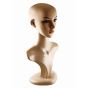 Plastic Female Mannequin Display Bust/Head