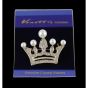 Venetti Diamante & Pearl Crown Brooch (£1.40 Each)
