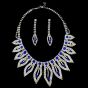 Diamante Necklace & Drop Earrings Set (£6.95 Each)