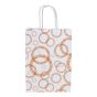 White Paper Gift Bag With Raffia Handle (£0.20 Each )