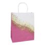 White Paper Gift Bag With Raffia Handle (£0.30 Each )