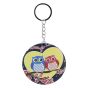 Assorted Owl Compact Mirror Keyrings
