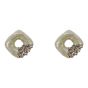 Diamante & Enamel Clip-on Earrings (£1.10 per pair)