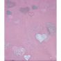 Foil Love Heart Print Maxi Scarf (£1.95 Each)