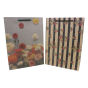 Large Brown paper gift bags with a floral print design.
