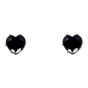 Venetti CZ Heart Pierced Stud Earrings (£0.45p per pair)