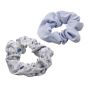 Floral print and plain scrunchie set.
In assorted pastel colours of Baby Pink, Baby Blue and Green
