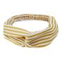 Elasticated, soft cotton feel striped kylie bands ladies headbands